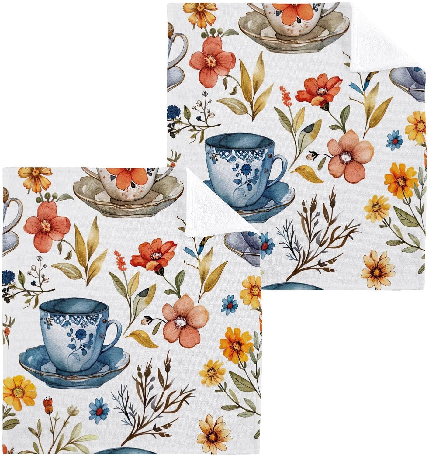 2-Pack Soft Absorbent Washcloths for Baby