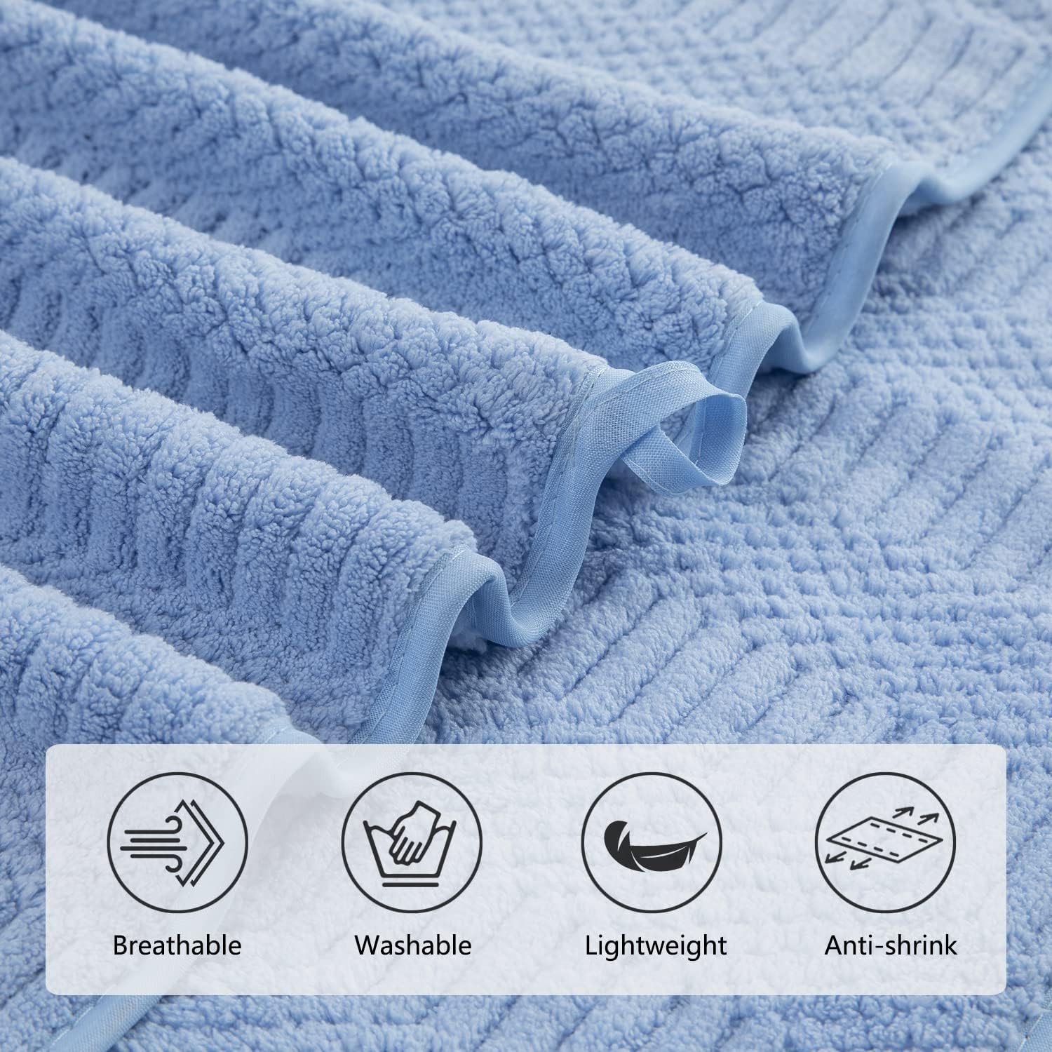 Extra Large Bath Towels Set for Bathroom Hotel Spa
