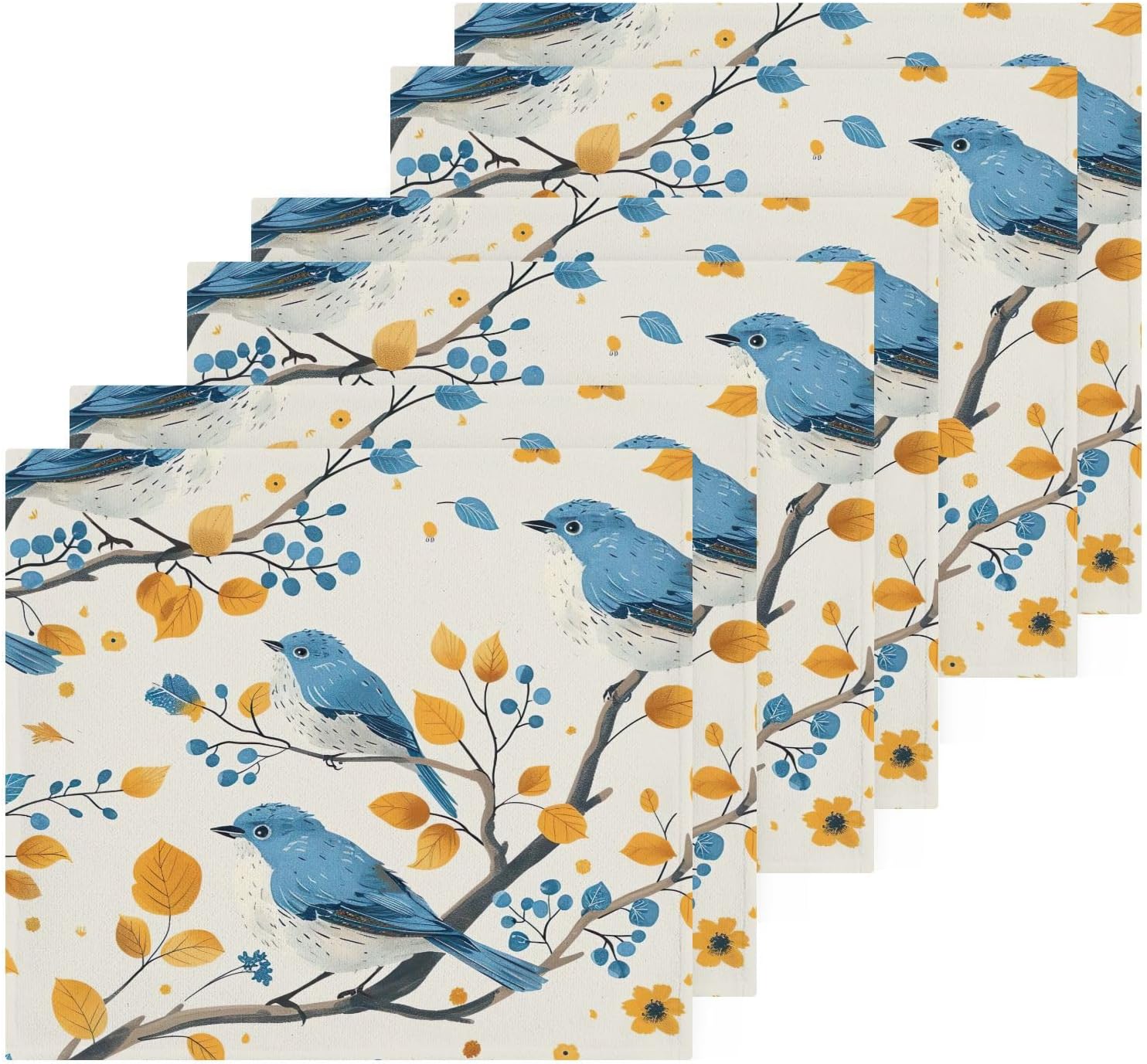 Sleek Soft Birds Twig Washcloth 2 Pack