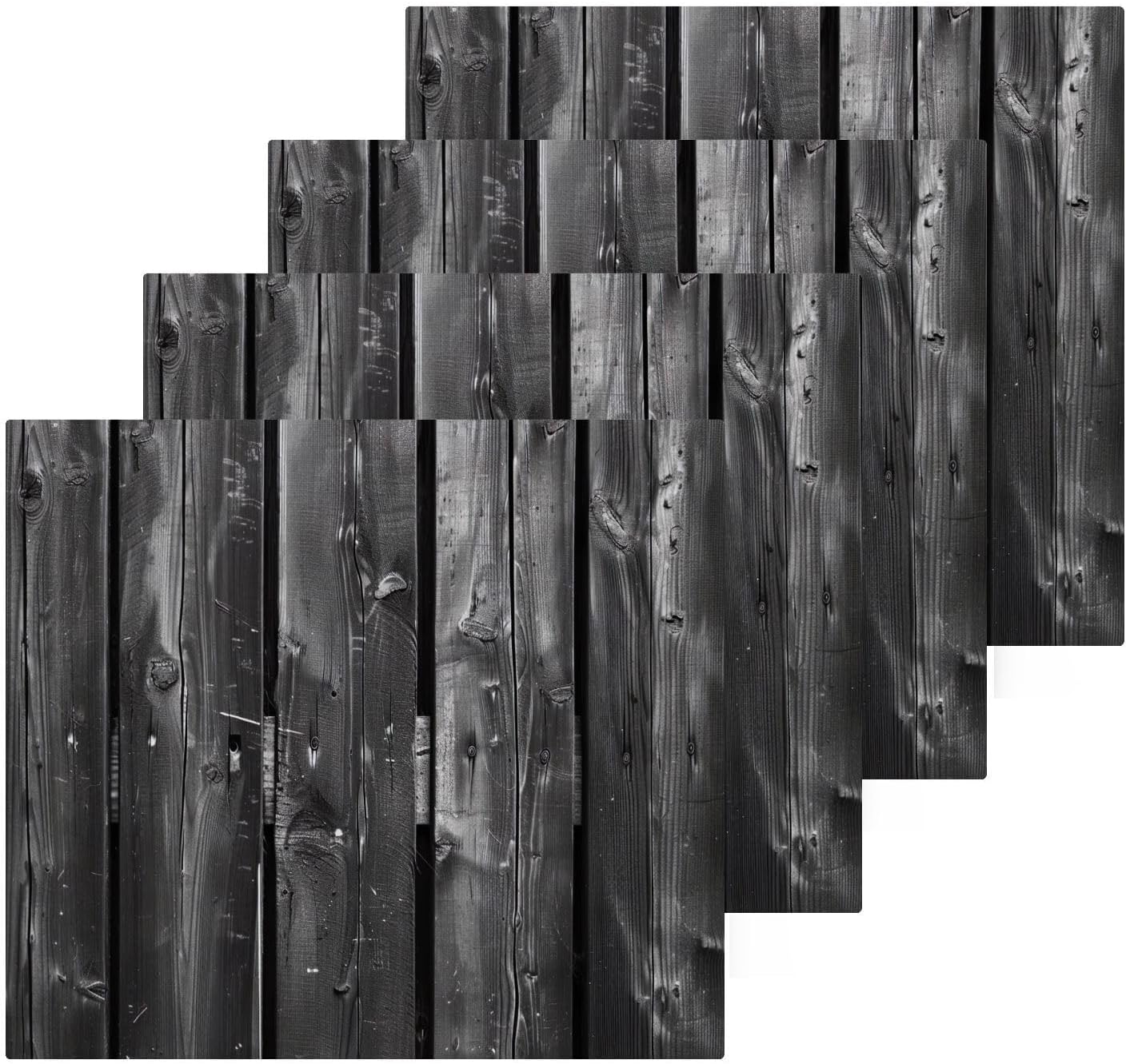 Natural Wood Texture Washcloths