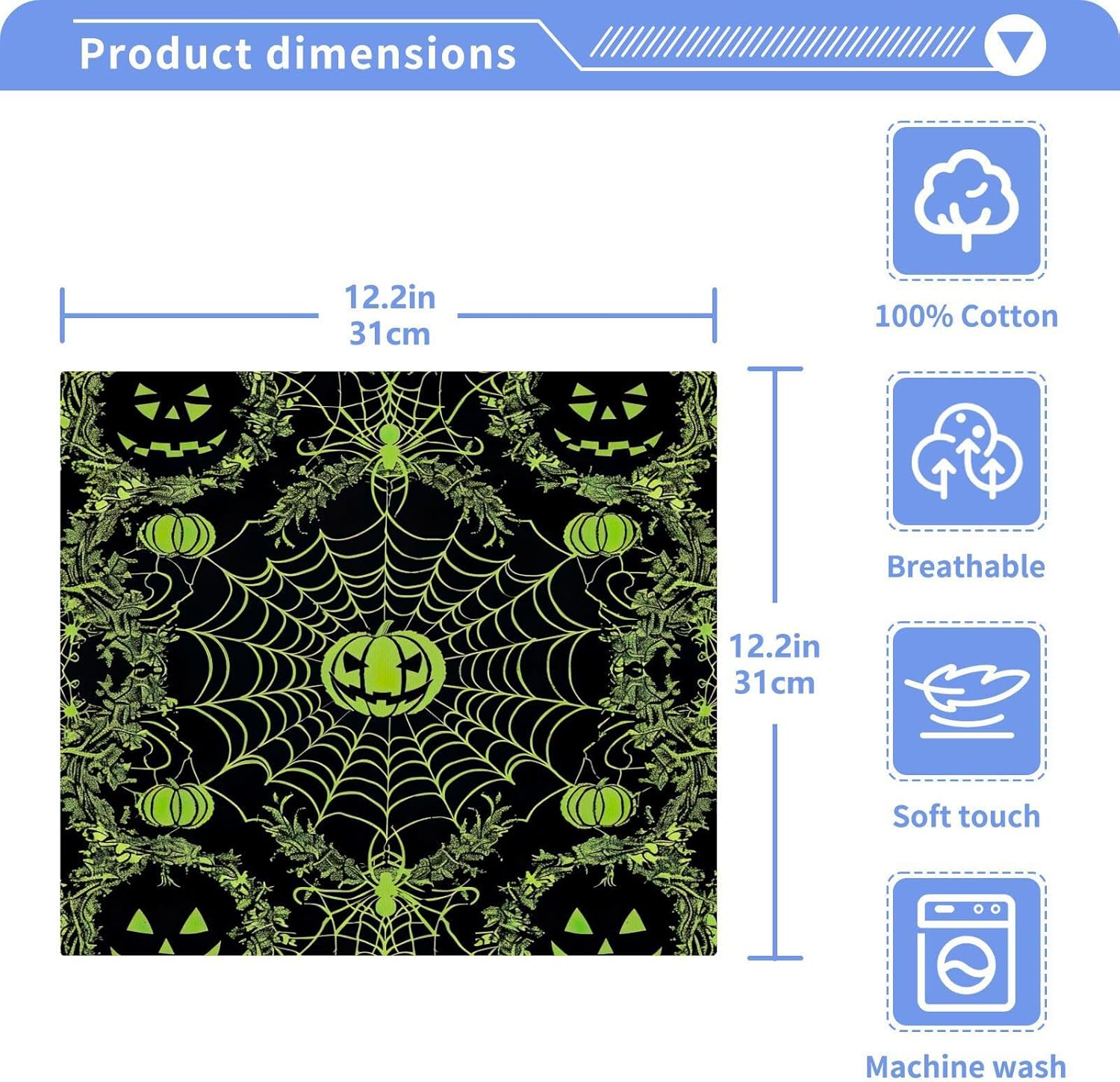Halloween pumpkin washcloths 2 pack SoftReusableReusableReusableReusableReusableReusableReusableReusableReusable