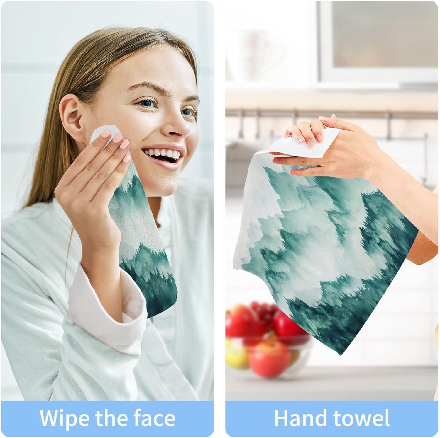 Xigua Washcloth Set - Eco-Friendly Fast-Drying