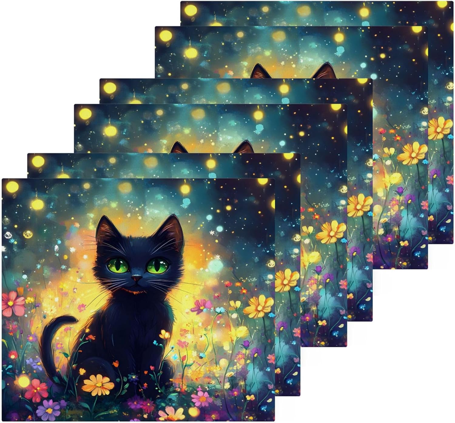 Reliable Black Cat Washcloth