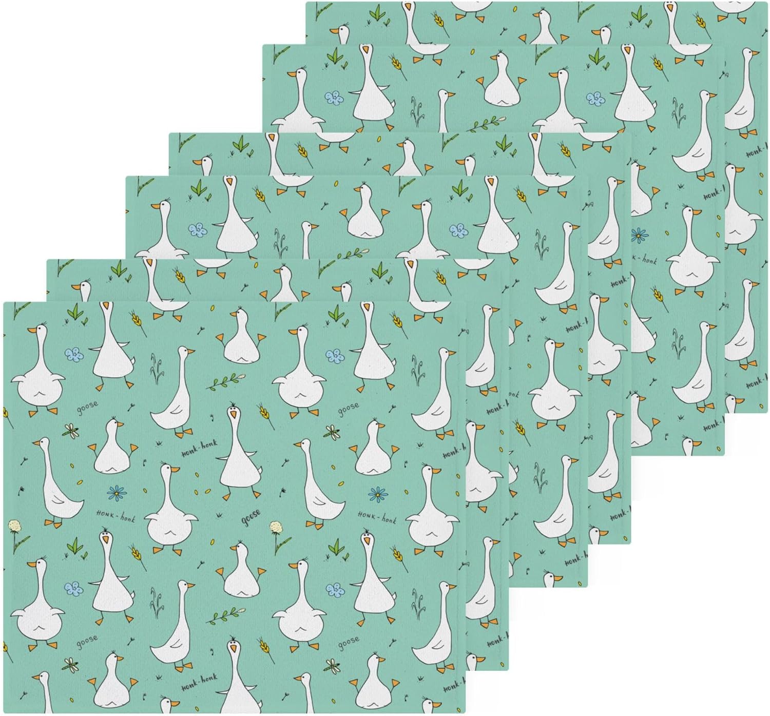 xigua Cute Goose Washcloth Set - Fast Drying Multi-Purpose Towels