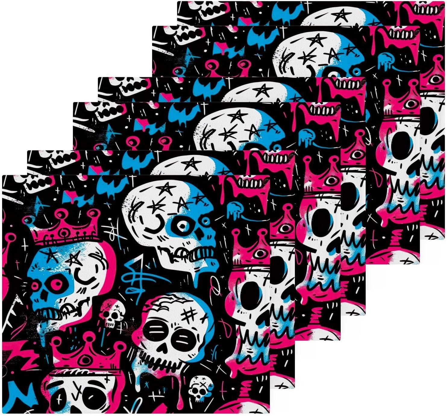 Yetitasbin Skull Washcloth Set 2-Pack