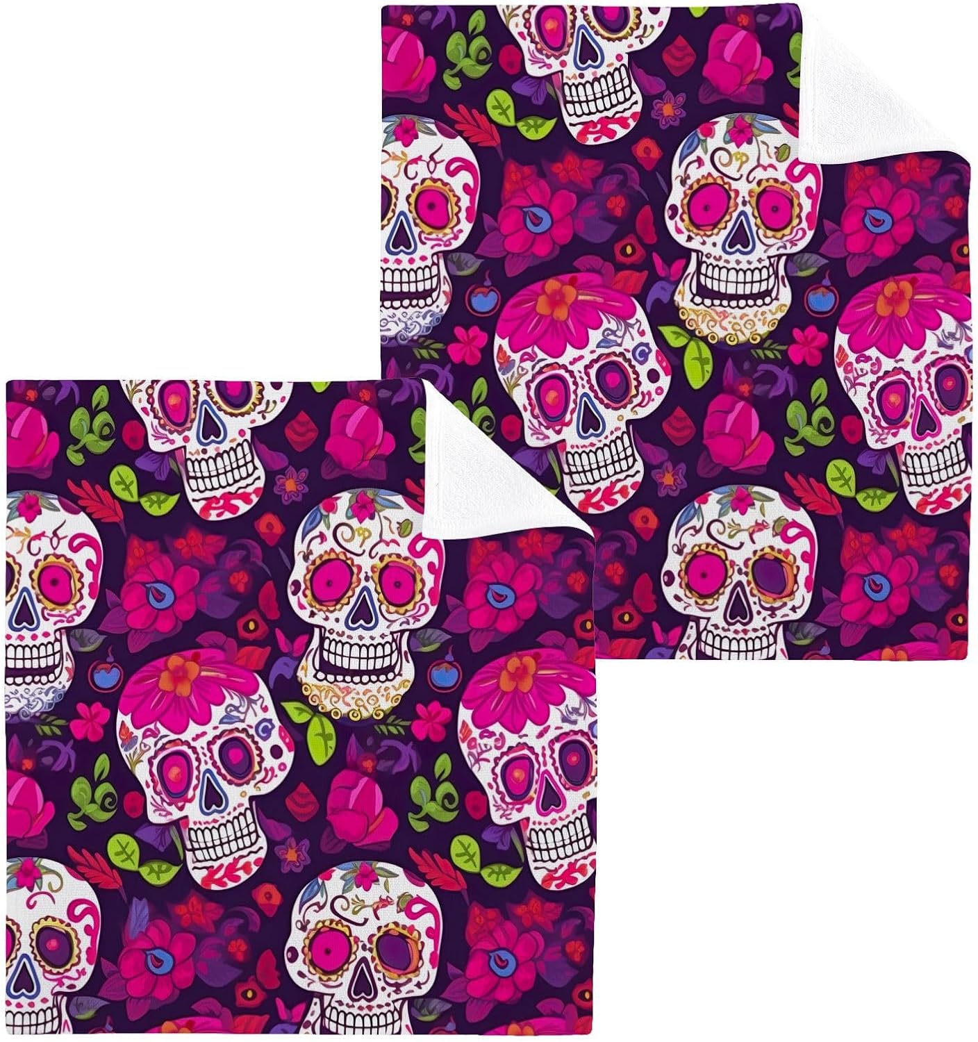 Smelly Soft Baby Skull Washcloth Set by Yettasbin