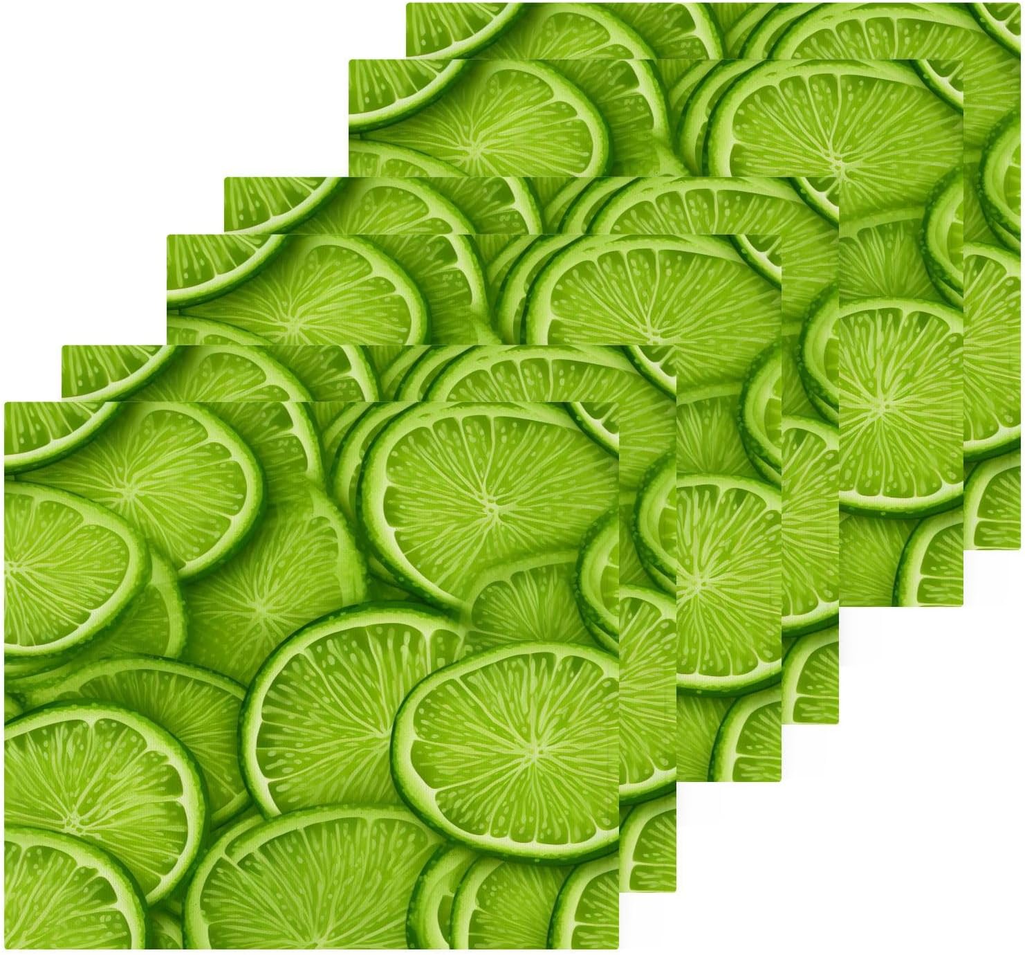 Yeddatis Yettasin Lime Lemon Washcloth 2 Pack Set