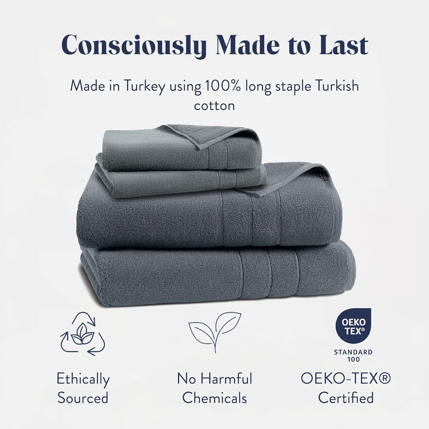 Luxurious Turkish Cotton Bath Sheet Set