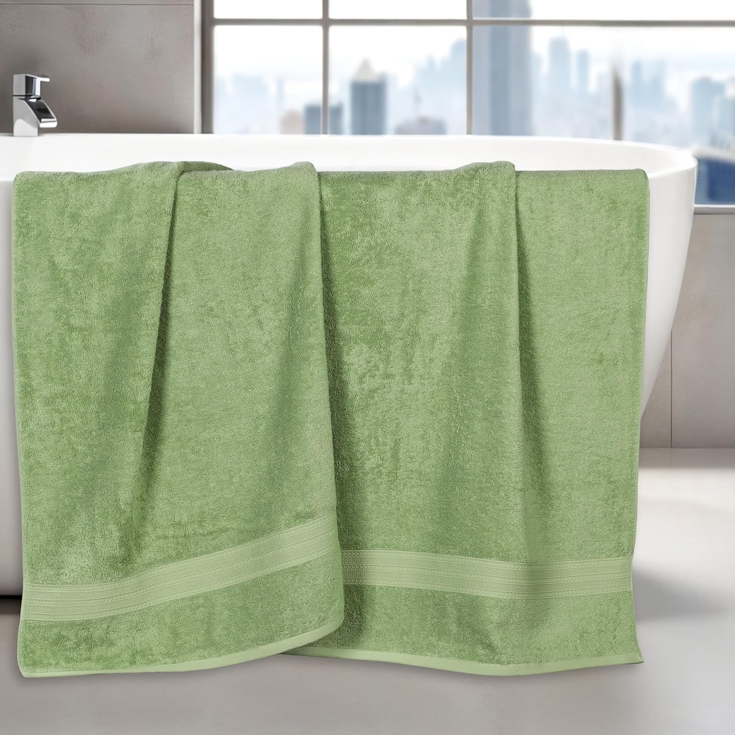 Eco-Friendly 2-Piece bath sheet set