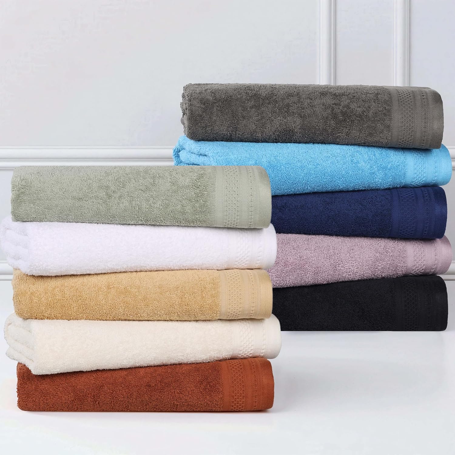 Superior Honeycomb Bath Towels Set for Home