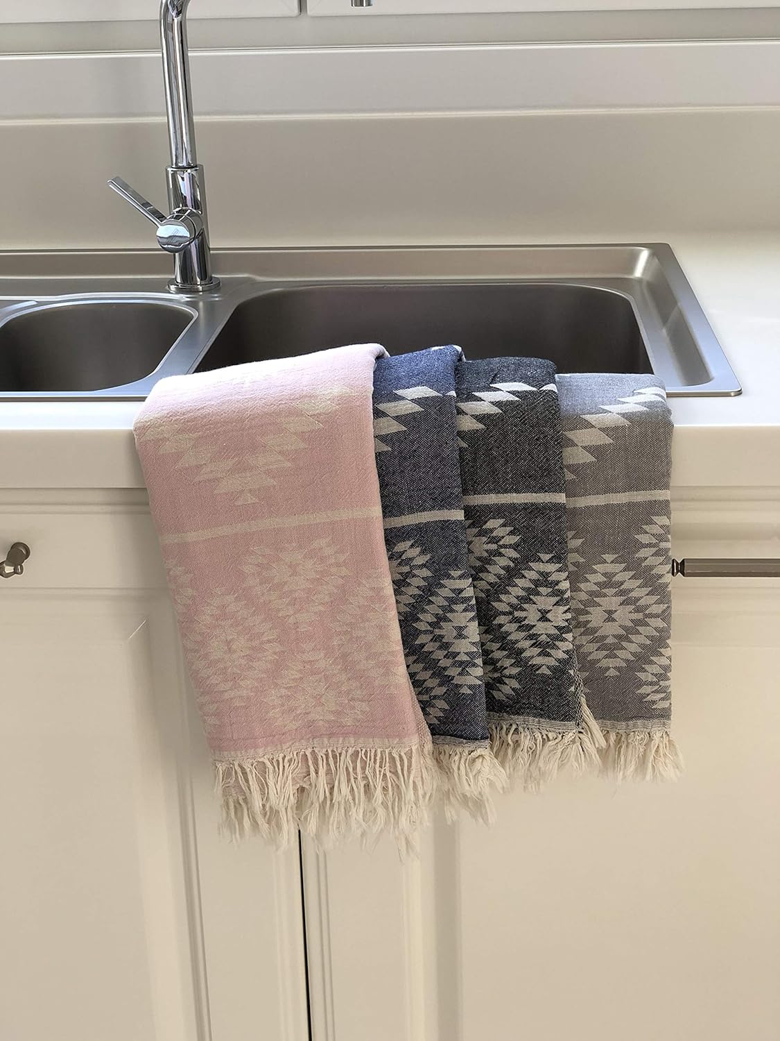 Sleek Soft Aztec Turkish Towel Set